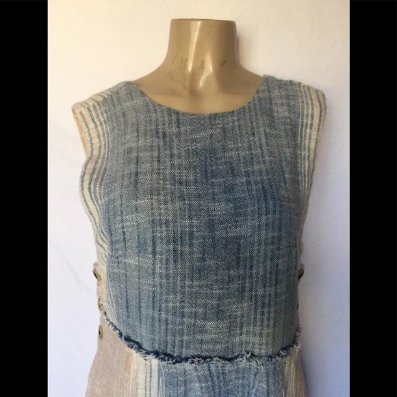 NWOT Free People Moab Boho Combo Jumper Sz Large - Picture 5 of 8